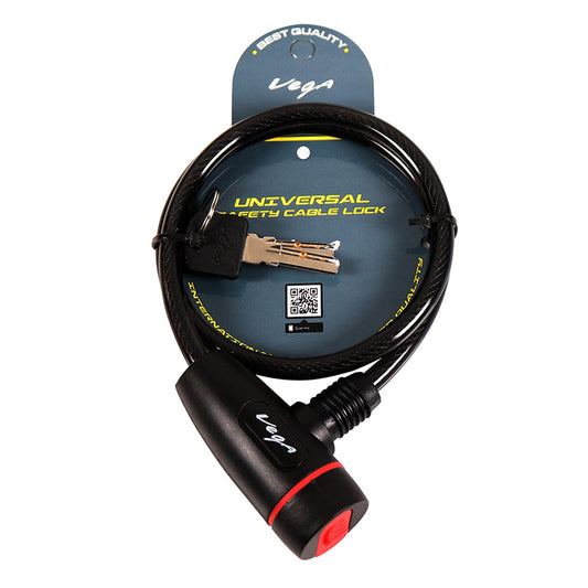 VEGA Cable Lock Black Safety Accessories