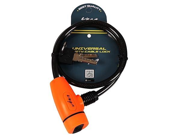 VEGA Cable Lock2 Dull Orange Black Safety Accessories