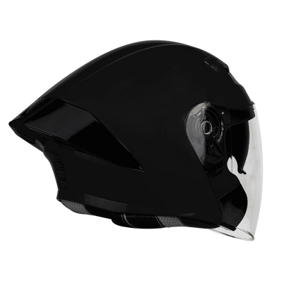 STEELBIRD Sba 16 Black Lg Half Face Helmet