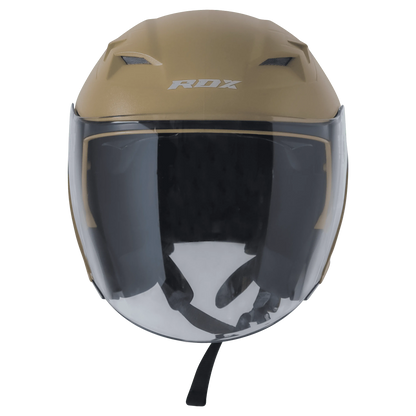 STEELBIRD Sba 17 Rdx Dashing Desert Storm Half Face Helmet