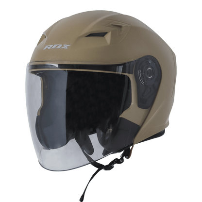 STEELBIRD Sba 17 Rdx Dashing Desert Storm Half Face Helmet