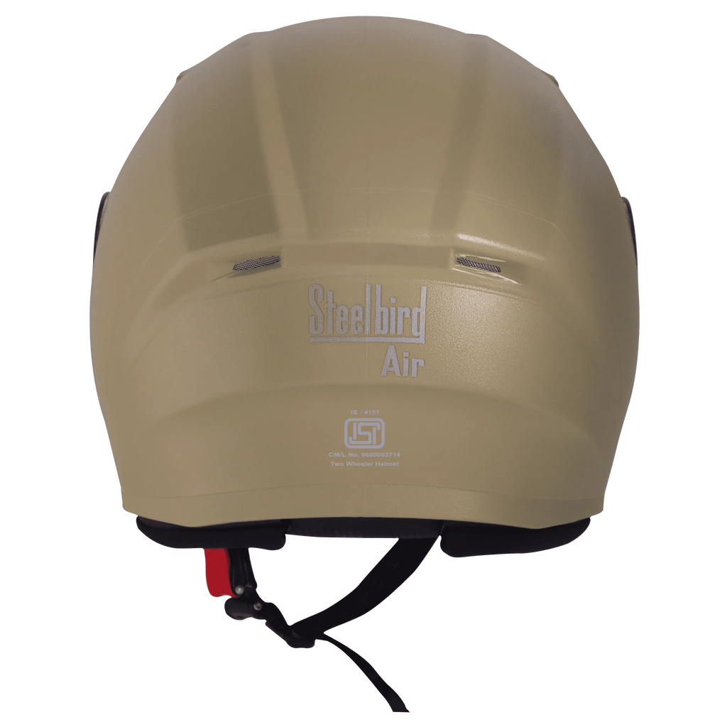 STEELBIRD Sba 17 Rdx Dashing Desert Storm Half Face Helmet