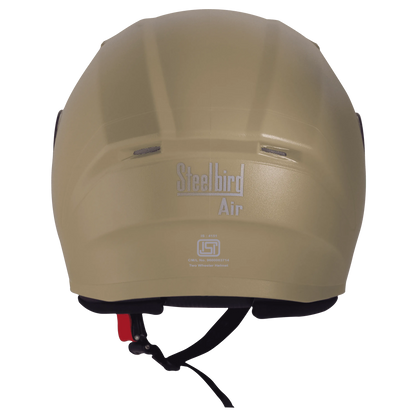 STEELBIRD Sba 17 Rdx Dashing Desert Storm Half Face Helmet