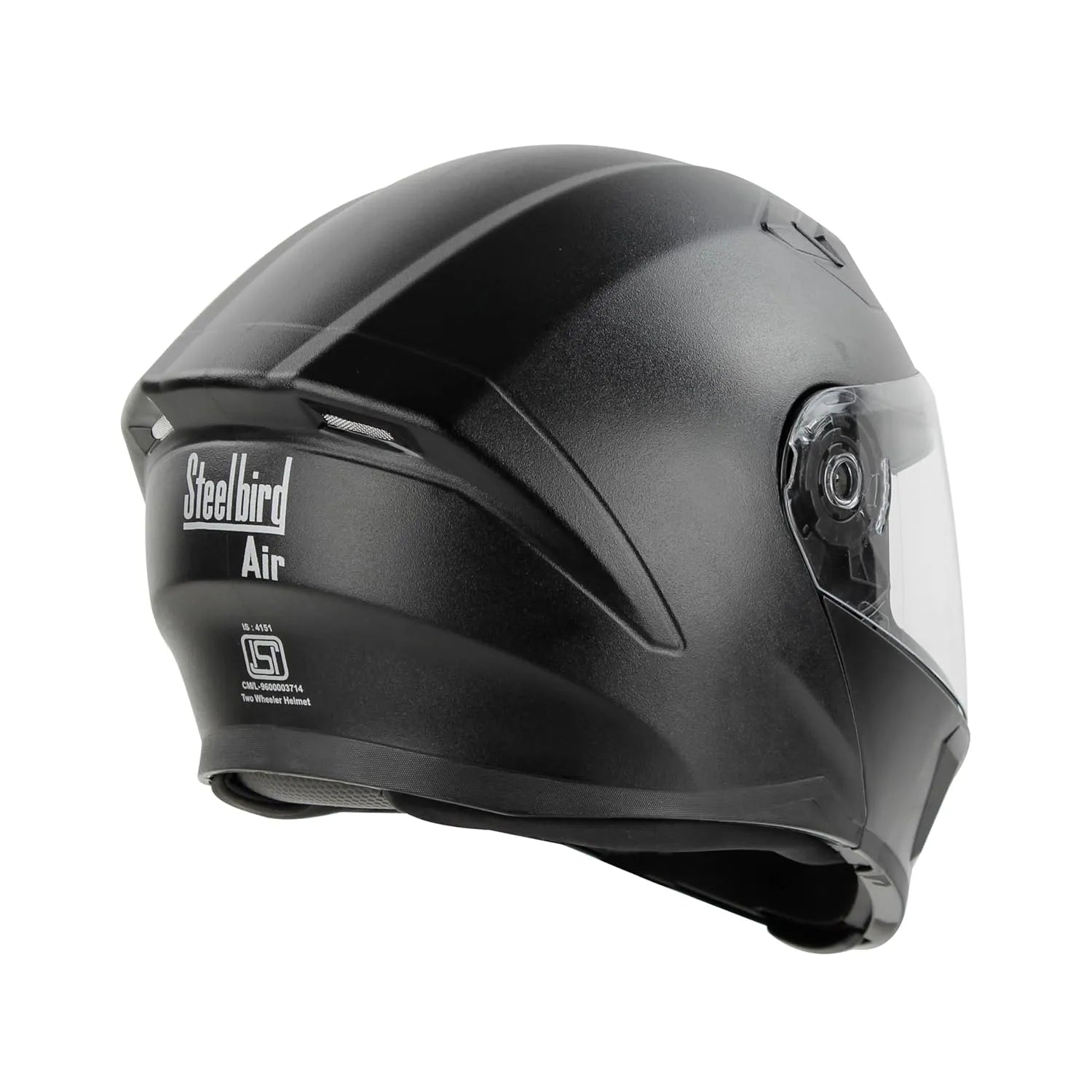 STEELBIRD Sba 19 R2K Dashing Black Full Face Helmet