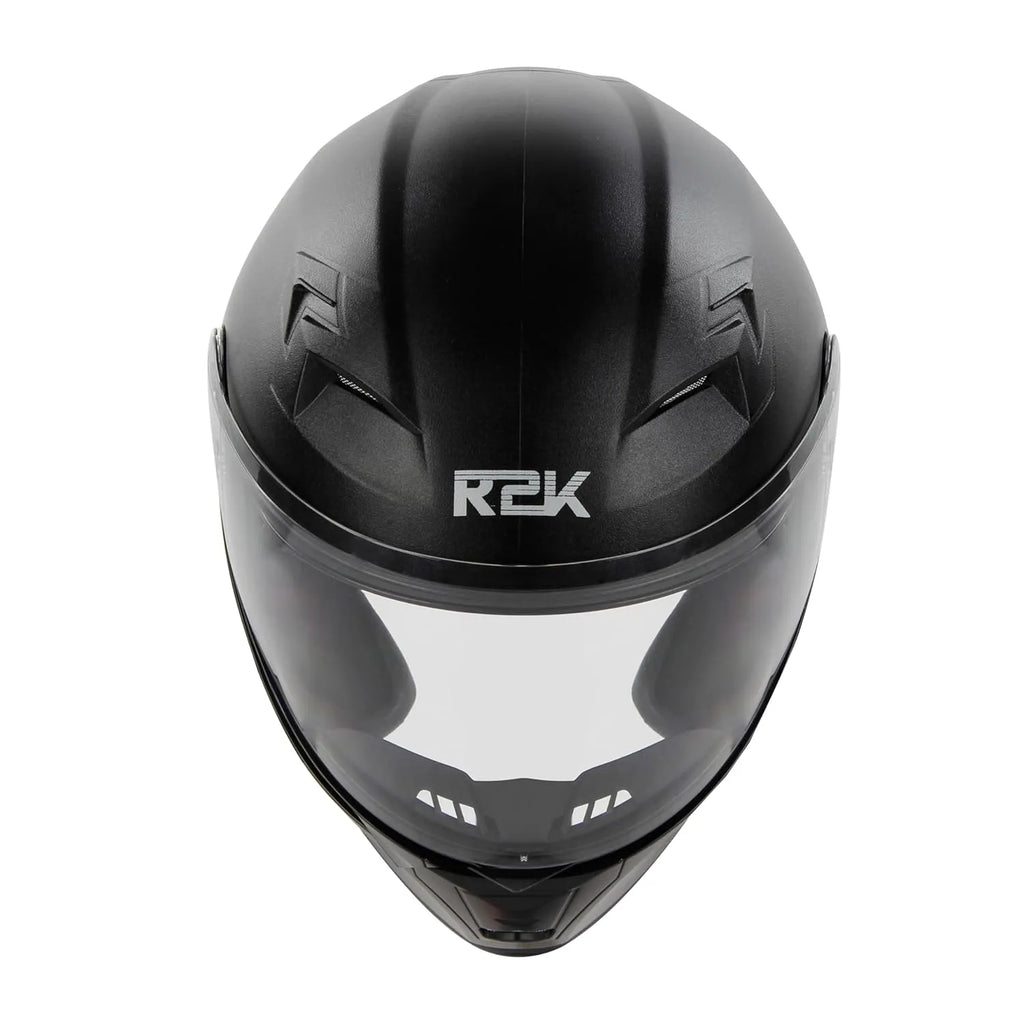 STEELBIRD Sba 19 R2K Dashing Black 580Mm Clear Full Face Helmet