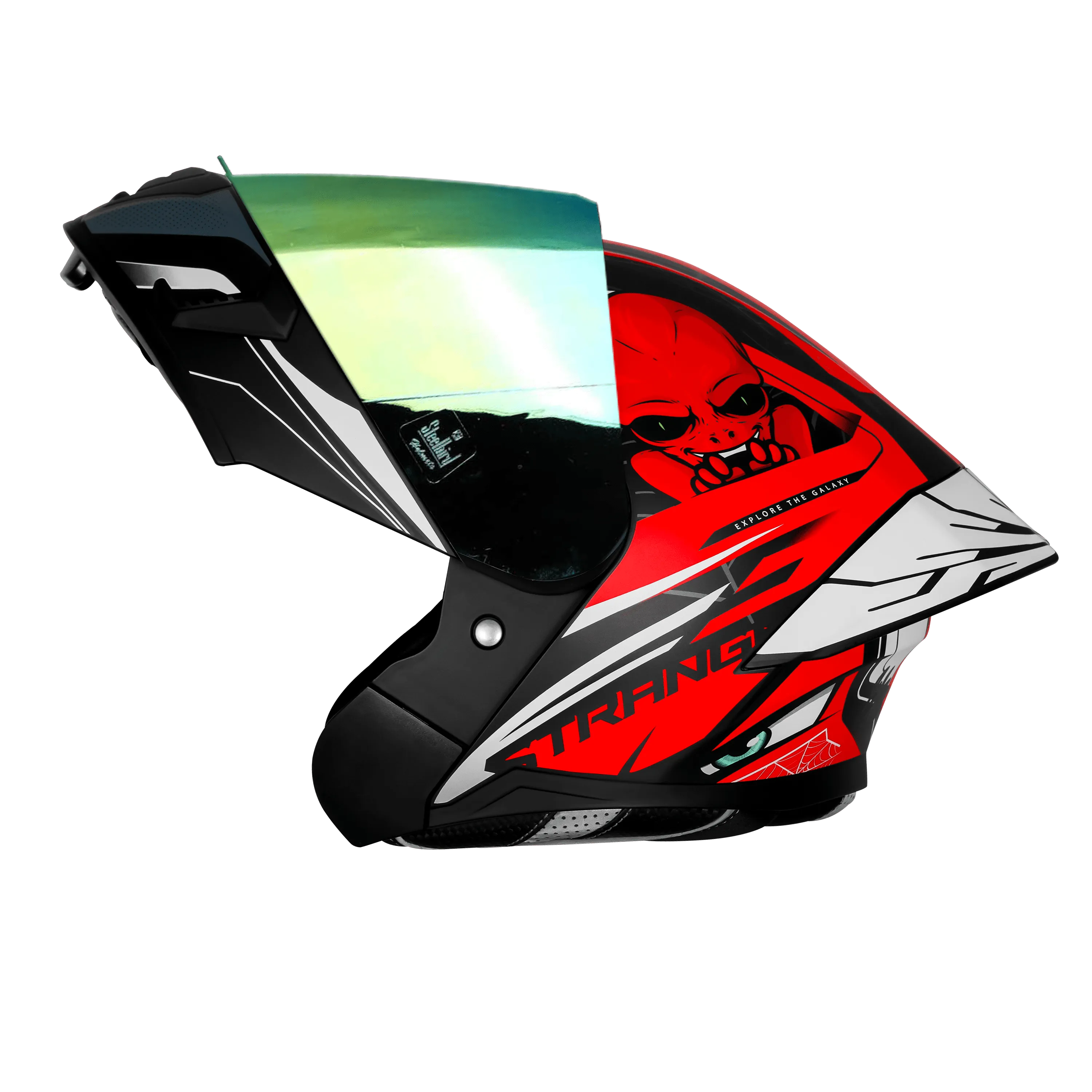 SBA-20 STRANGE MATT BLACK RED MD