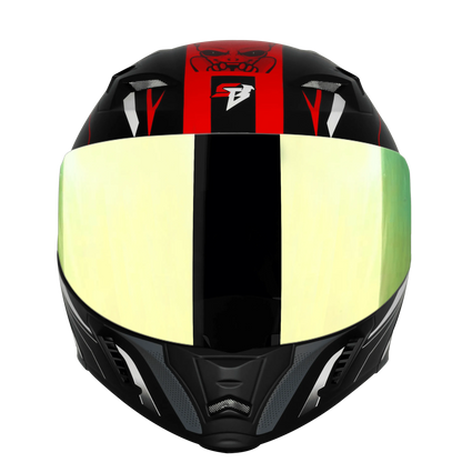 SBA-20 STRANGE MATT BLACK RED MD