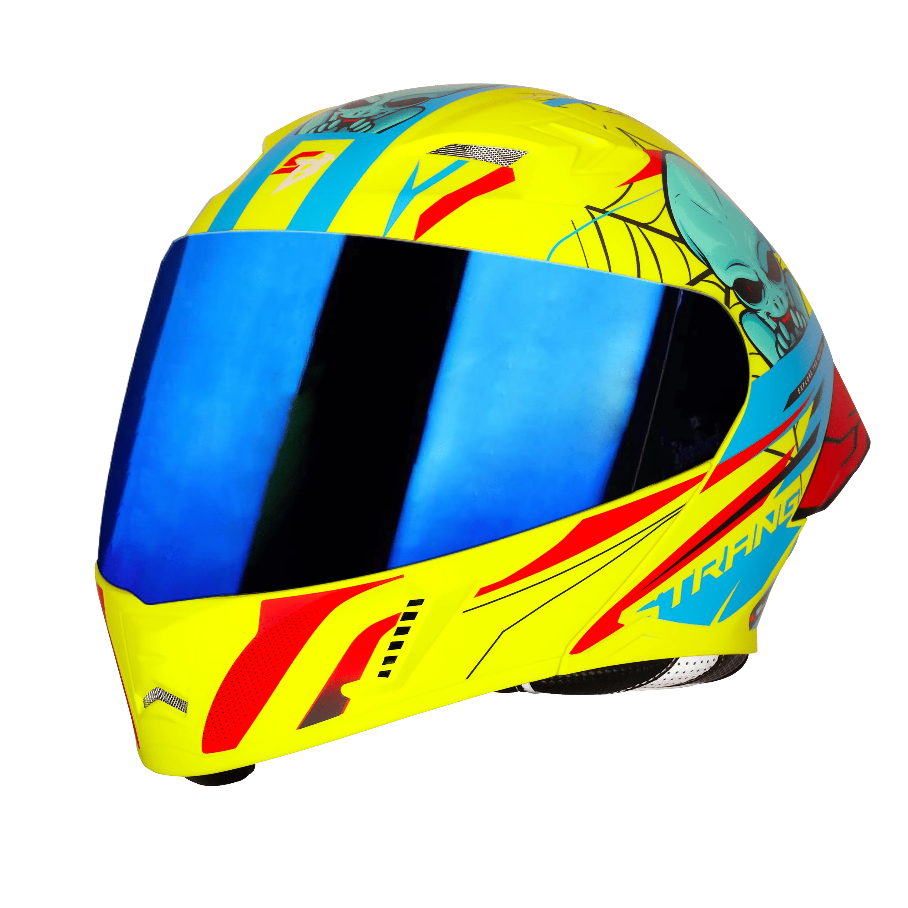 SBA-20 STRANGE MATT FLU NEON CYAN GREEN MD