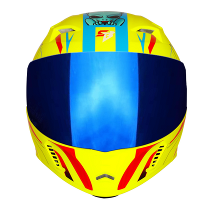 SBA-20 STRANGE MATT FLU NEON CYAN GREEN MD