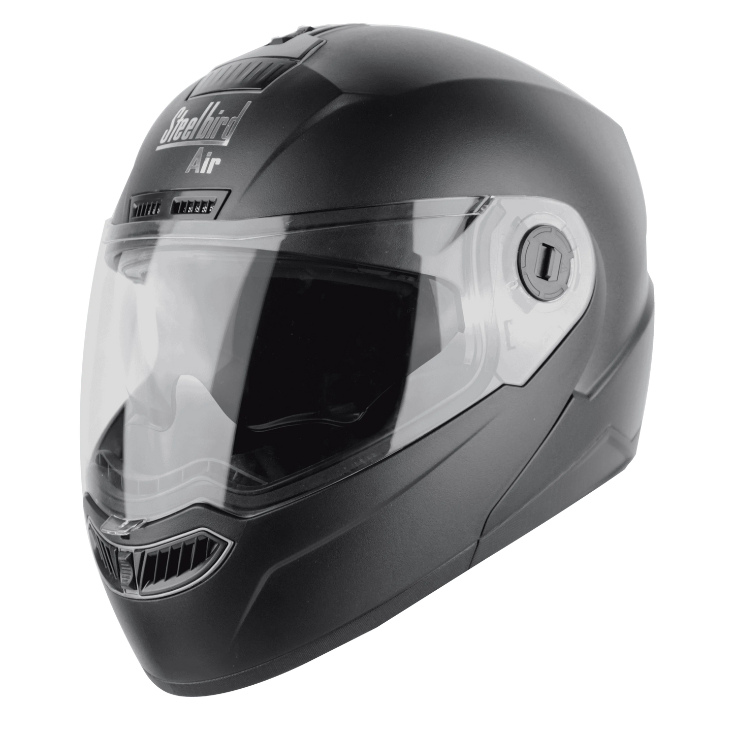 STEELBIRD Sba 7 Iss Dashing Black Full Face Helmet