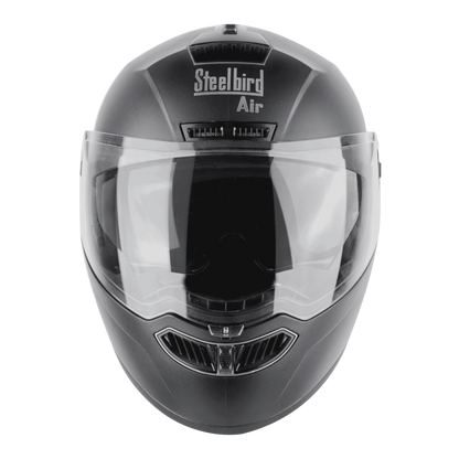 STEELBIRD Sba 7 Iss Dashing Black Full Face Helmet