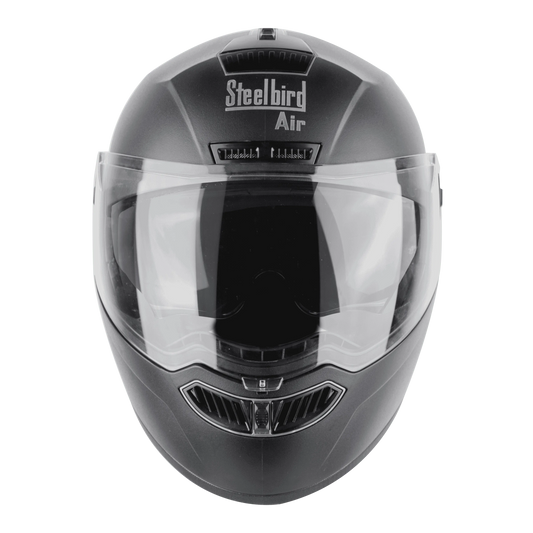 STEELBIRD Sba 7 Iss Dashing Black Full Face Helmet
