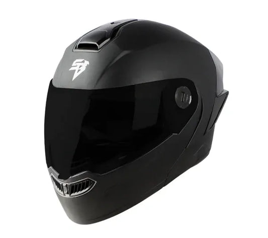 STEELBIRD Sba 8 Black Full Face Helmet