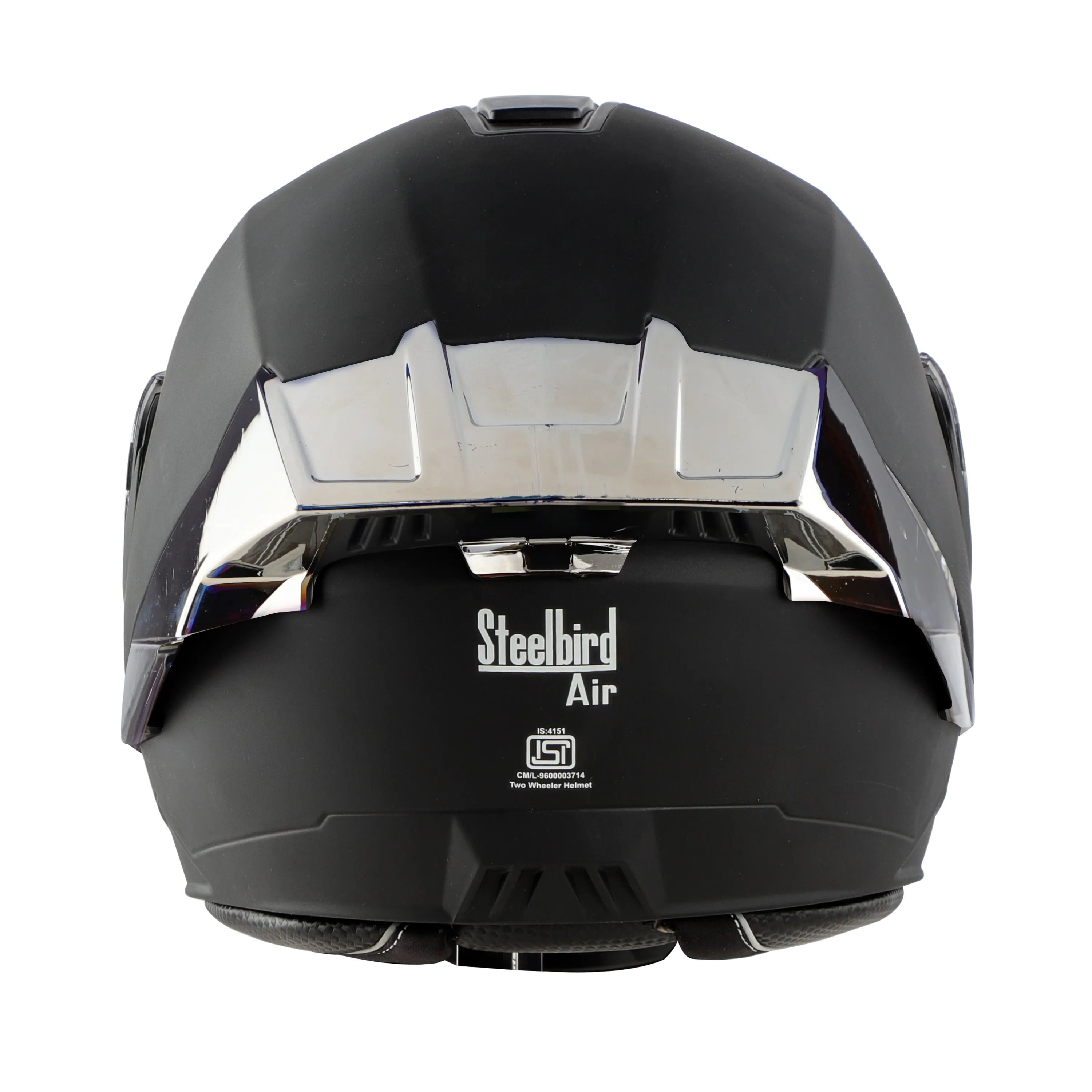 STEELBIRD Sba 8 Iss Glossy With Black Spolier Full Face Helmet