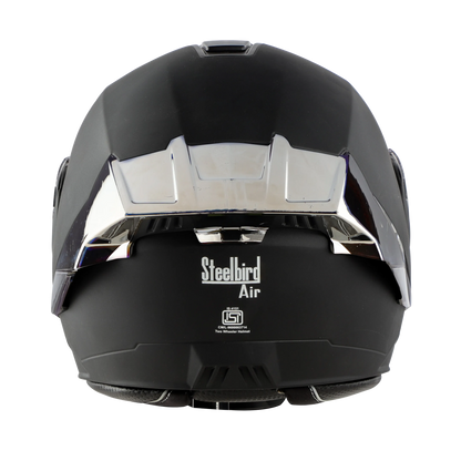 STEELBIRD Sba 8 Iss Glossy With Black Spolier Full Face Helmet