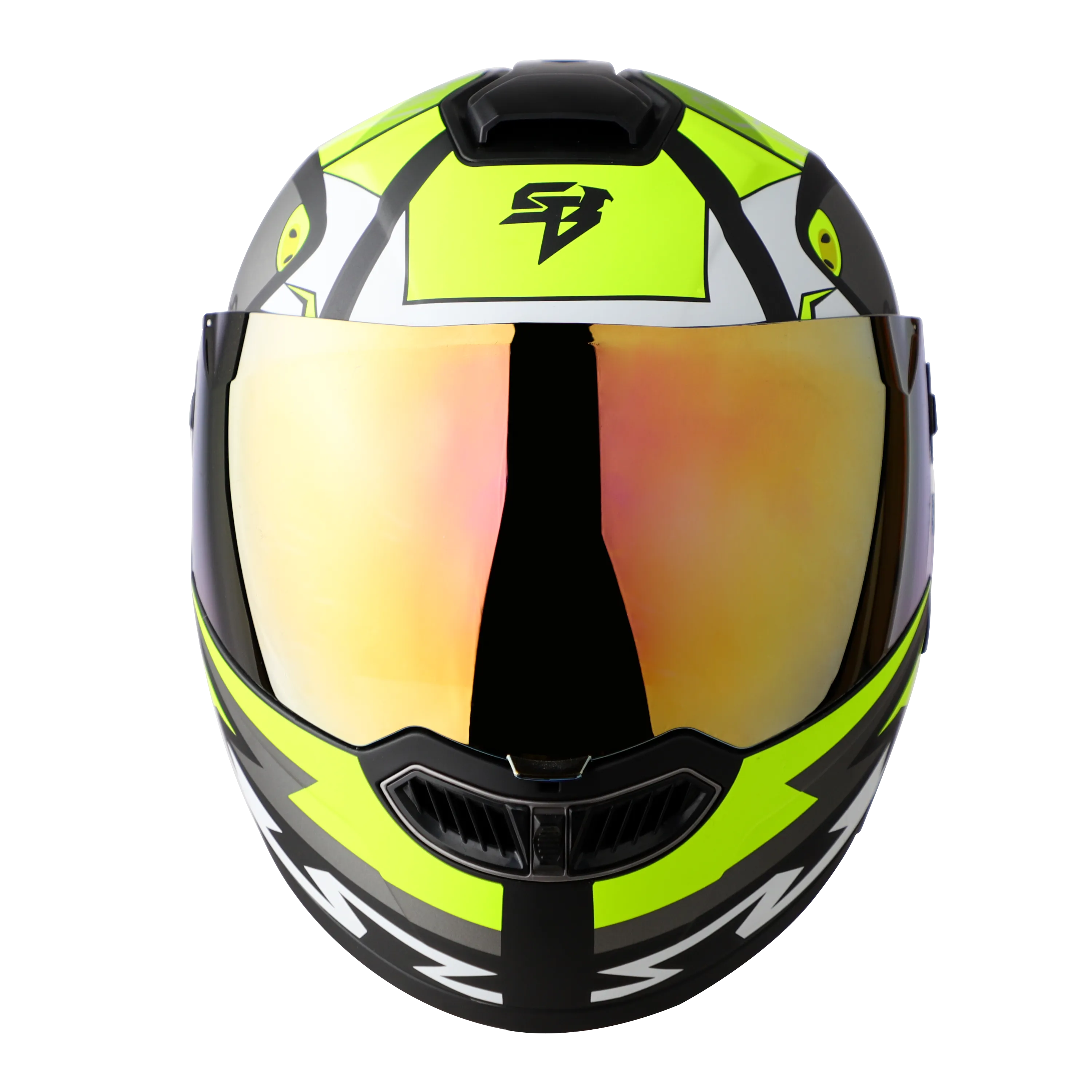 STEELBIRD Sba8 Sharky Black Full Face Helmet