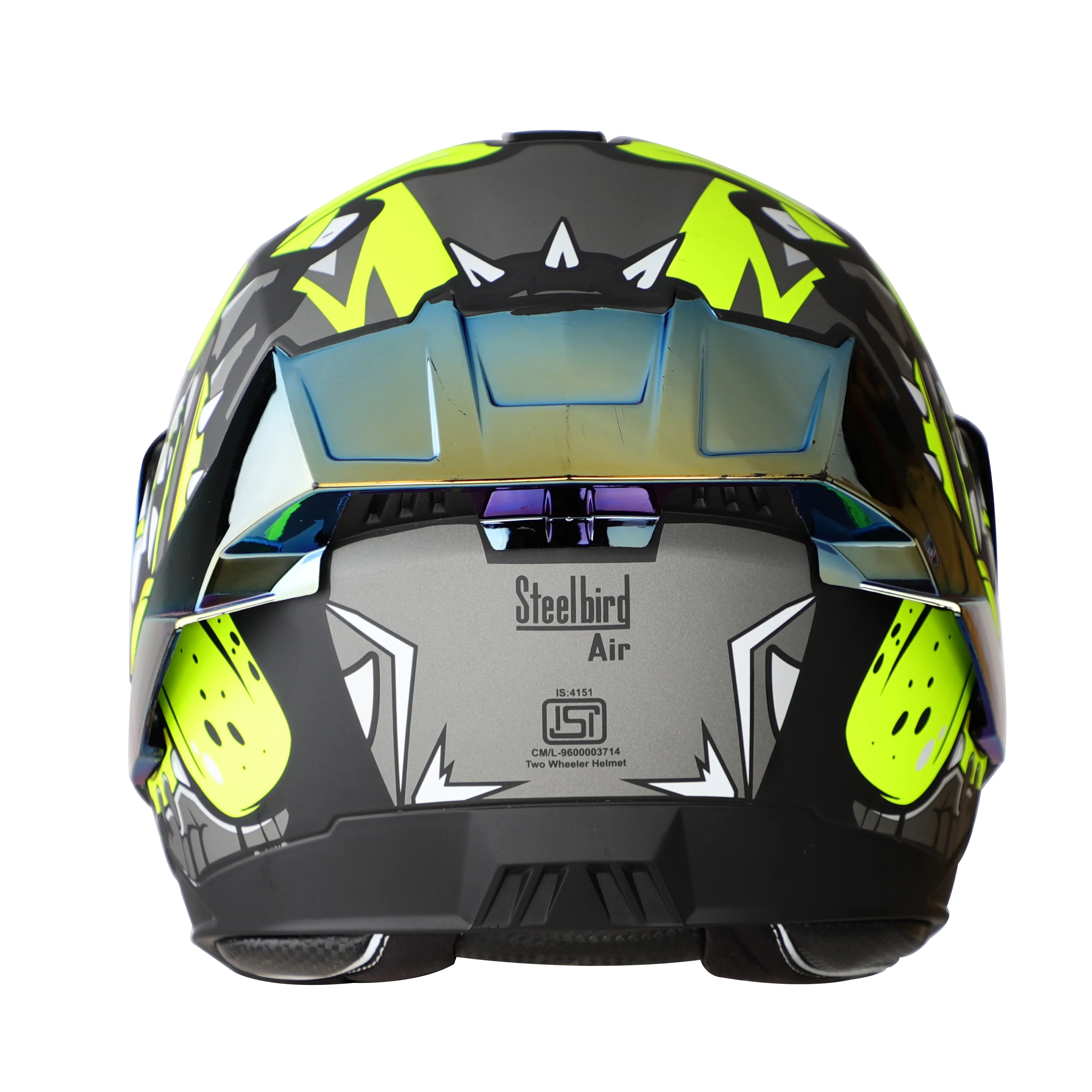 STEELBIRD Sba8 Sharky Black Full Face Helmet