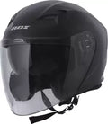 STEELBIRD Sba 17 Black Half Face Helmet