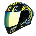 STEELBIRD Sba 20 Bumble Matt Neon Flip Up Helmet