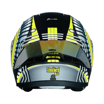 STEELBIRD Sba 20 Bumble Matt Neon Flip Up Helmet