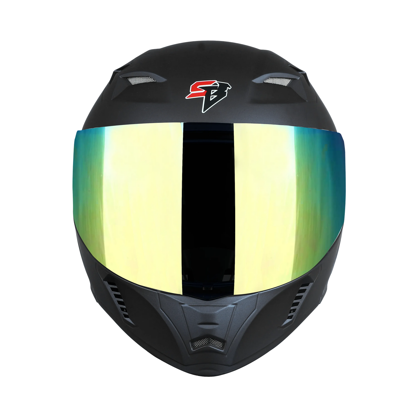 STEELBIRD Sba 20 Glossy Black Full Face Helmet