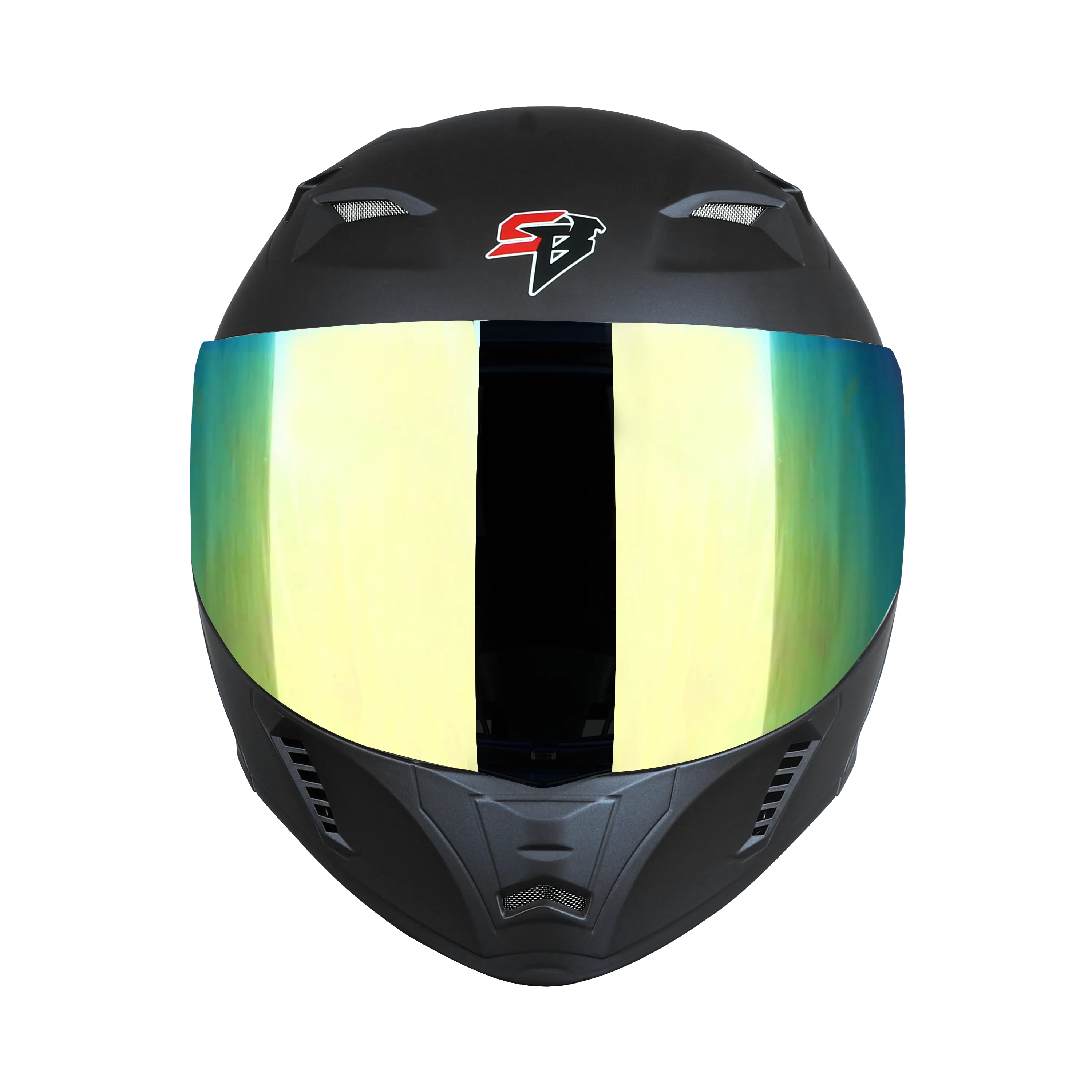 STEELBIRD Sba 20 Glossy Black Full Face Helmet
