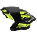 STEELBIRD Sba 20 Shield X Glossy Black Neon Full Face Helmet
