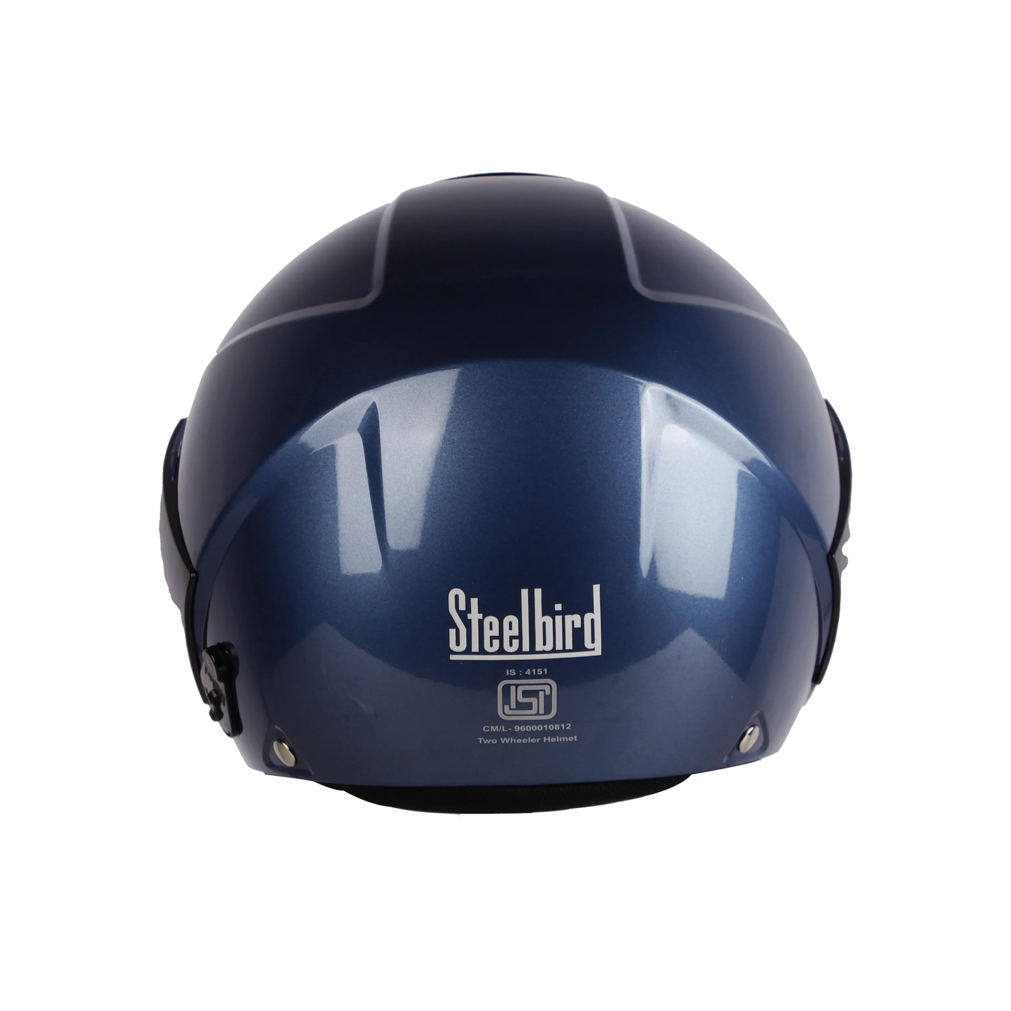 STEELBIRD Sbh 05 Triple Nine Glossy Honda Blue Half Face Helmet