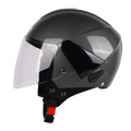 STEELBIRD Sbh 05 Triple Nine Glossy Honda Grey Half Face Helmet