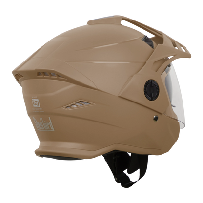 STEELBIRD Sbh 23 Ava Dashing Desert Storm Half Face Helmet