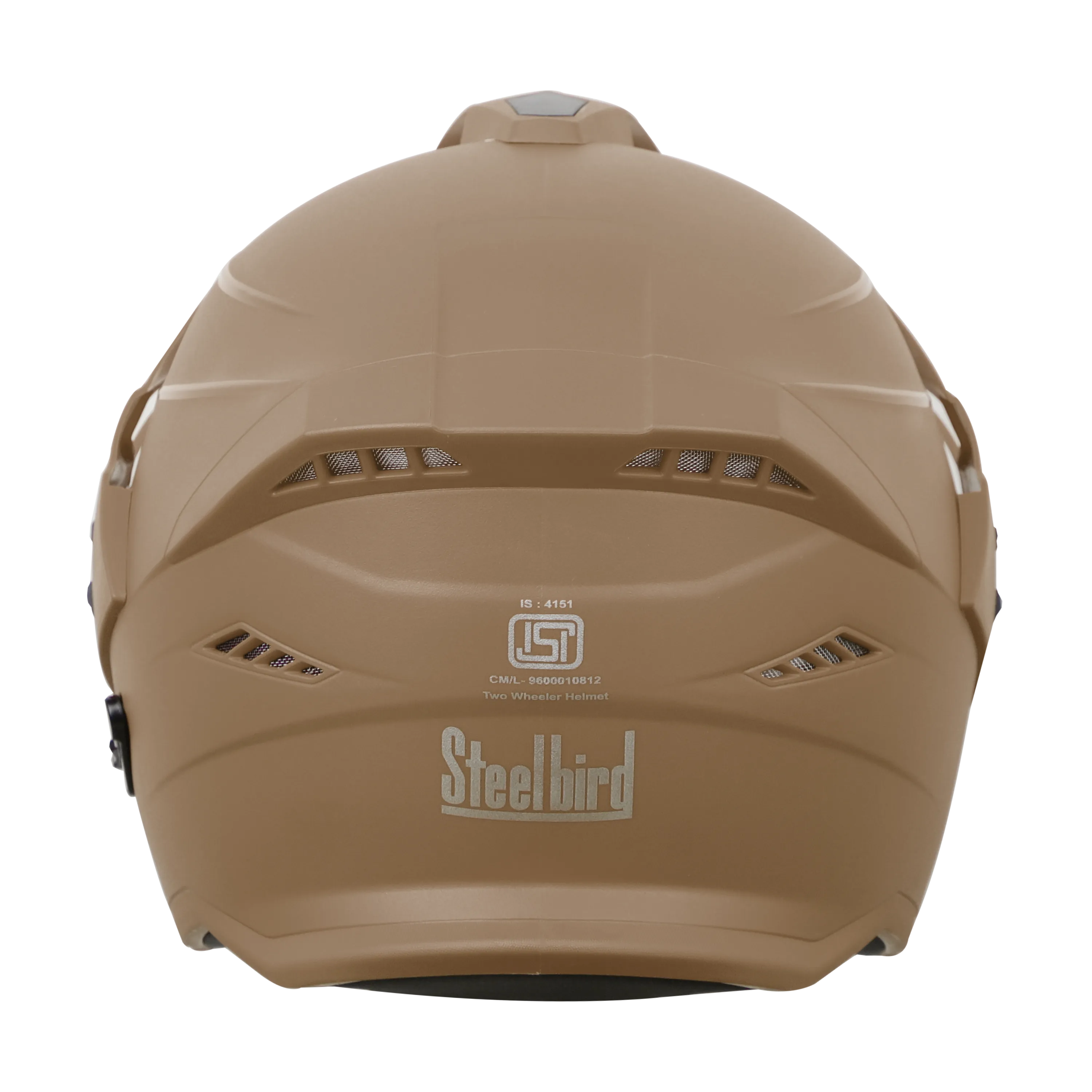 STEELBIRD Sbh 23Avadashing Desert Stormp Cap Half Face Helmet