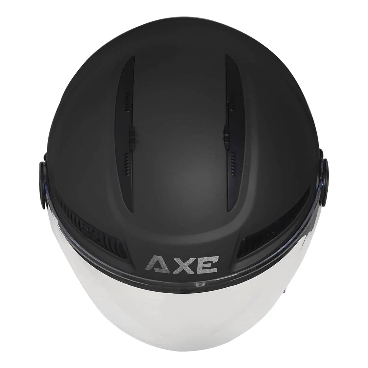 STEELBIRD Sbh 24 Axe Glossy Black 600Mm C Half Face Helmet