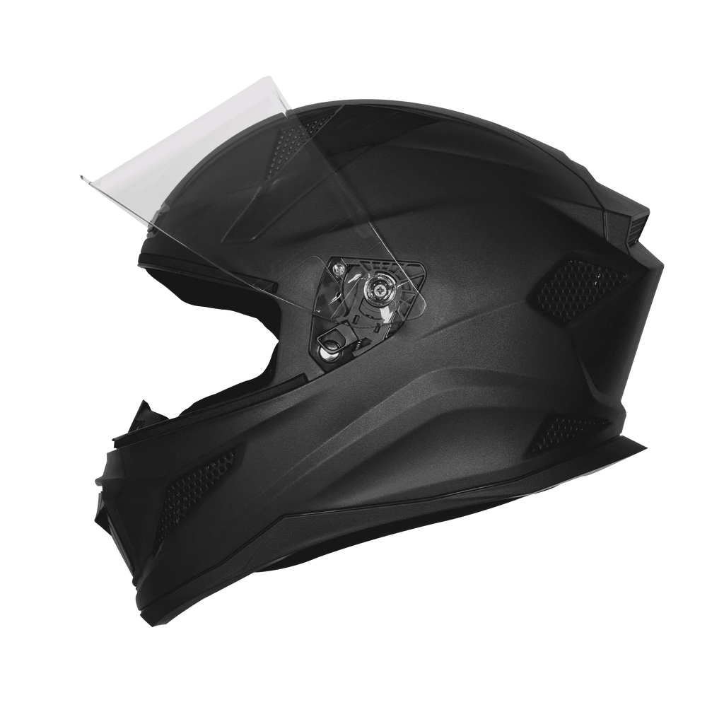 STEELBIRD Sbh 25 Sv Sharp Dashing Black Full Face Helmet
