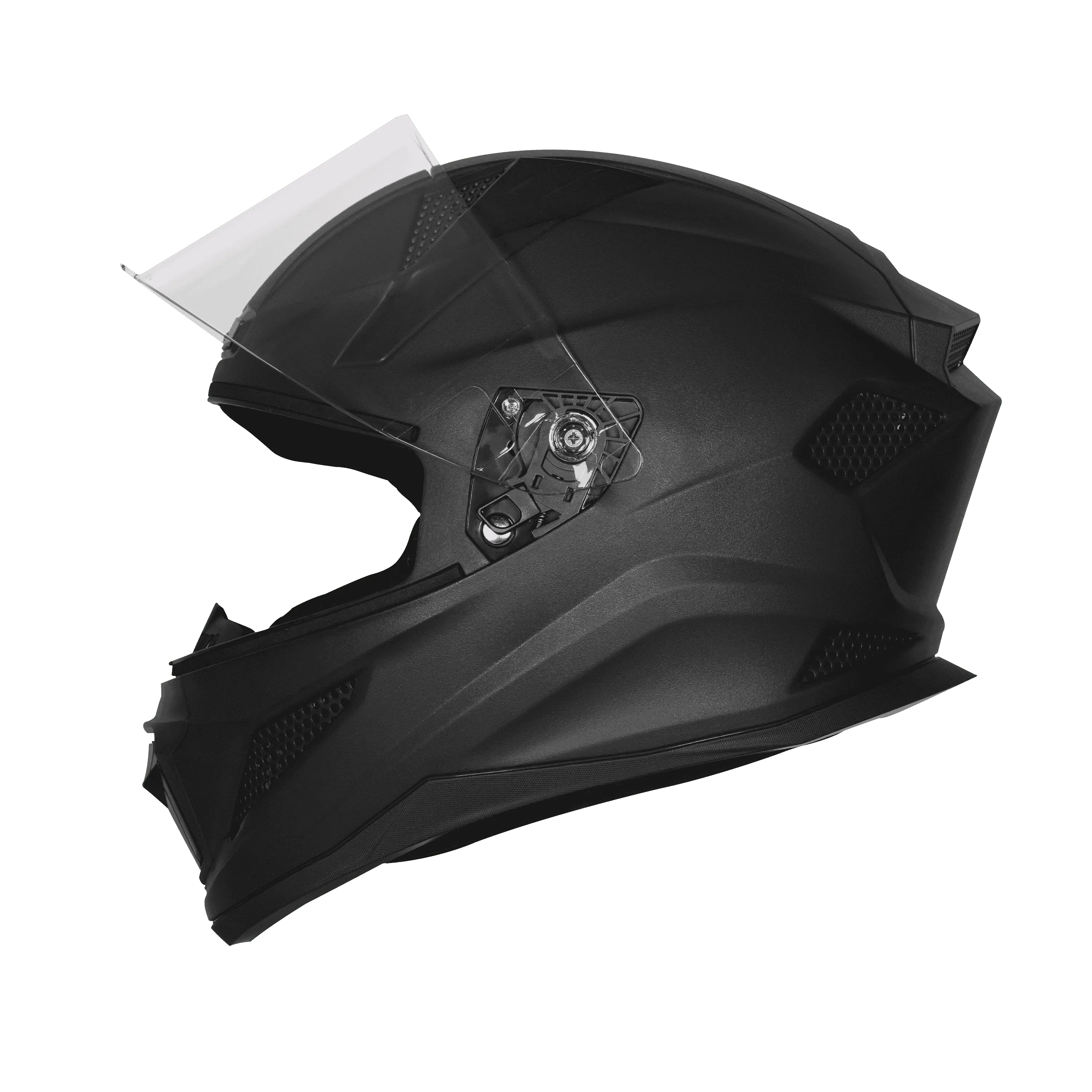 STEELBIRD Sbh 25 Sv Sharp Dashing Black Full Face Helmet