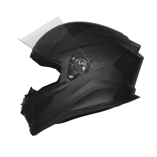 STEELBIRD Sbh 25 Sv Sharp Dashing Black Md Full Face Helmet