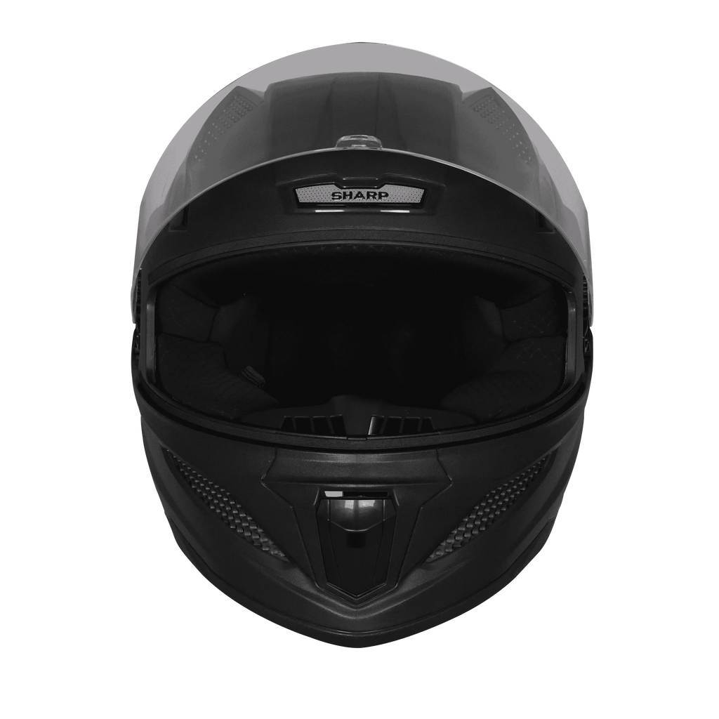 STEELBIRD Sbh 25 Sv Sharp Dashing Black Full Face Helmet