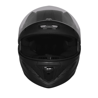 STEELBIRD Sbh 25 Sv Sharp Dashing Black Md Full Face Helmet