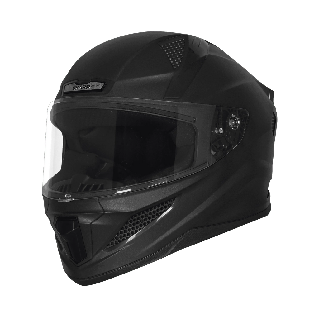 STEELBIRD Sbh 25 Sv Sharp Dashing Black Full Face Helmet