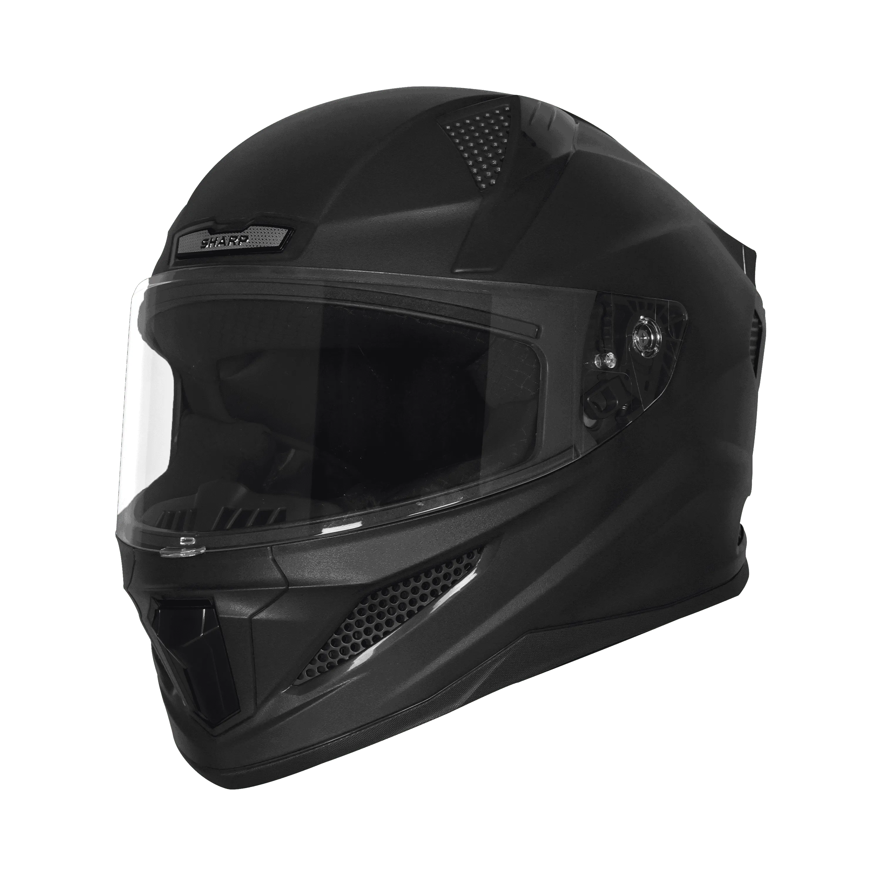 STEELBIRD Sbh 25 Sv Sharp Dashing Black Full Face Helmet