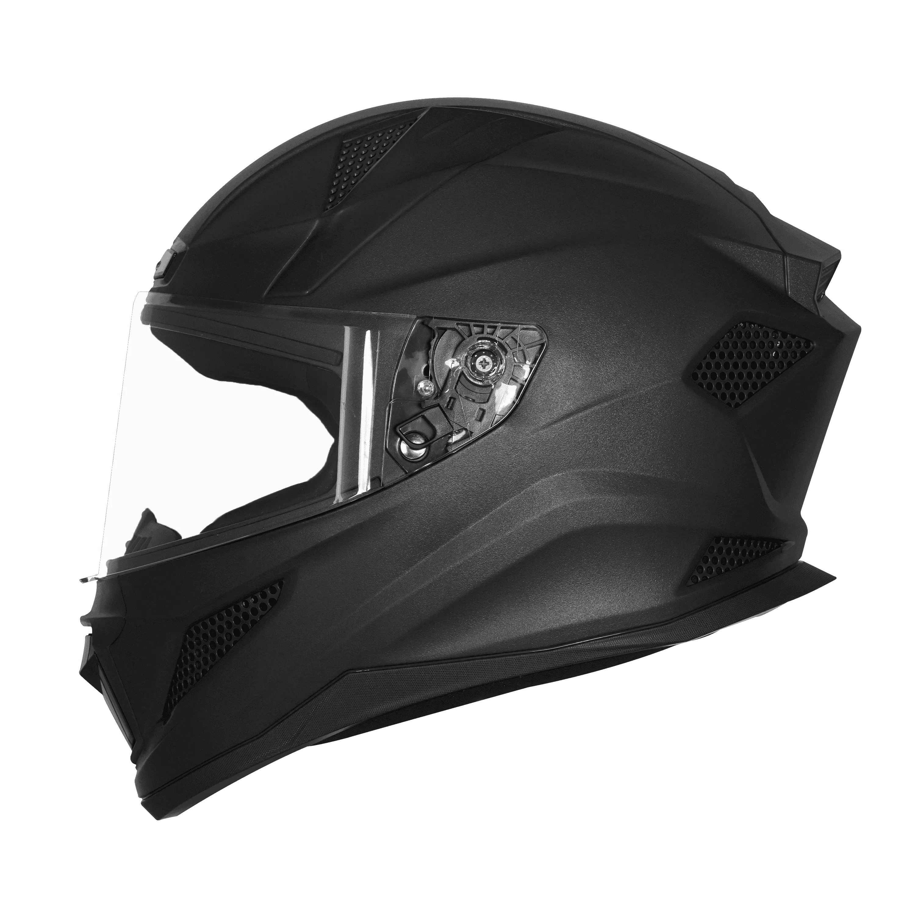 STEELBIRD Sbh 25 Sv Sharp Dashing Black Full Face Helmet