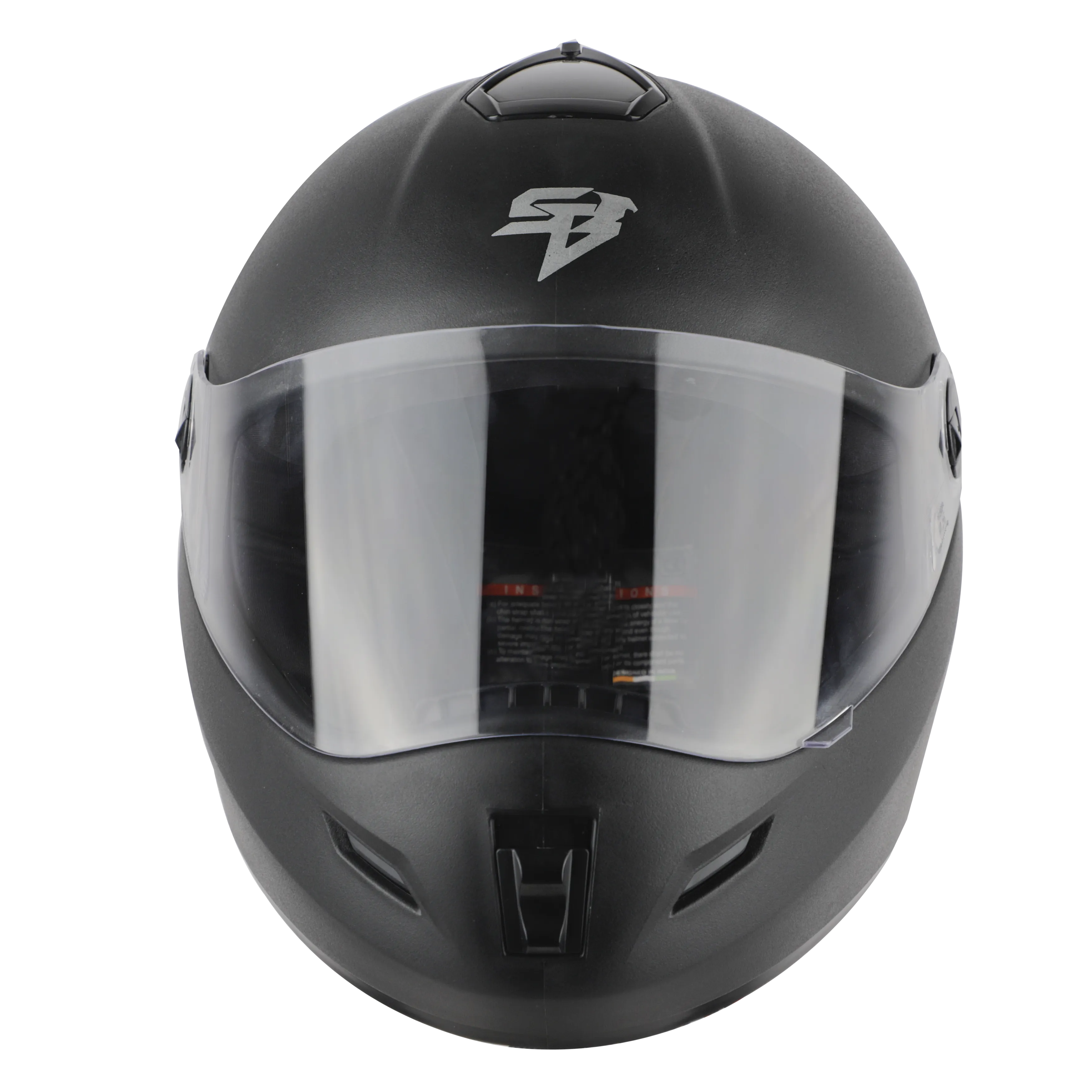 STEELBIRD Sbh 2 Rox Plus Dashing Black Full Face Helmet