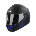 STEELBIRD Sbh 34 Rox Iss R Dashing Blue Full Face Helmet