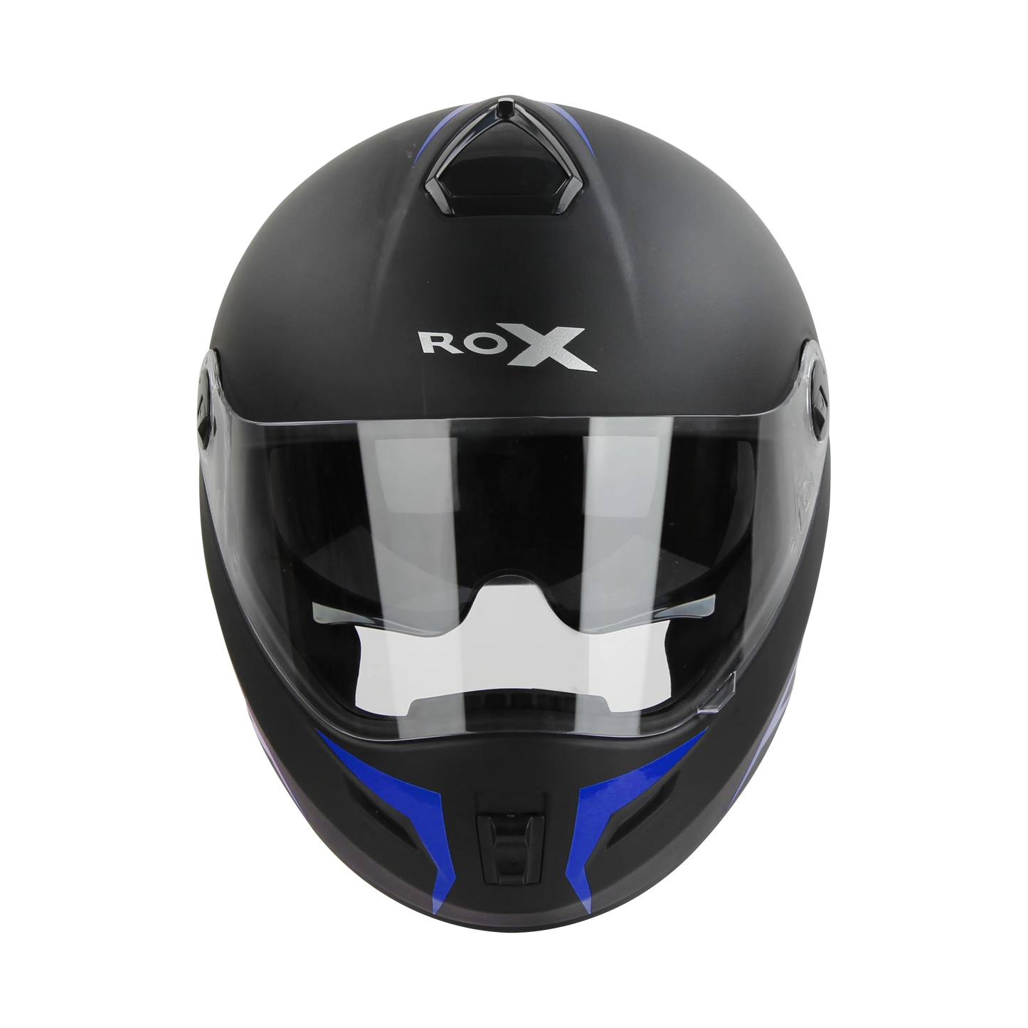 STEELBIRD Sbh 34 Rox Iss R Dashing Blue Full Face Helmet