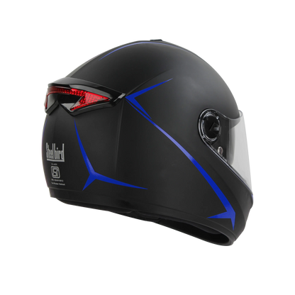 STEELBIRD Sbh 34 Rox Iss R Dashing Blue Full Face Helmet