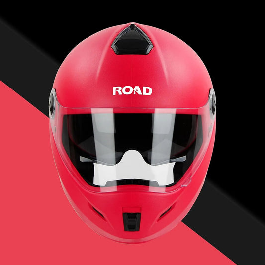 STEELBIRD Sbh 34 Rox Iss R Dashing Red Full Face Helmet