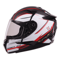 STEELBIRD Sbh 35 Robot Black Red Full Face Helmet