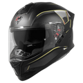 STEELBIRD Sbh 57 Fighter Black Neon Flip Up Helmet