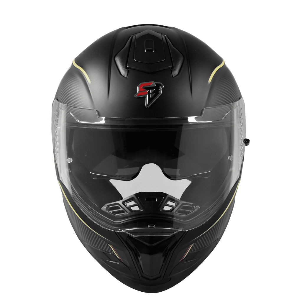 STEELBIRD Sbh 57 Fighter Black Neon Flip Up Helmet