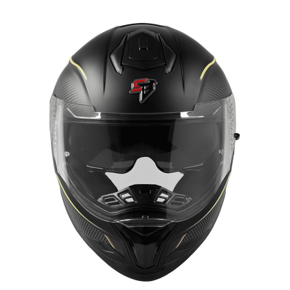 STEELBIRD Sbh 57 Fighter Black Neon Flip Up Helmet