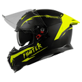 STEELBIRD Sbh 57 Fighter F2 Black Neon Full Face Helmet